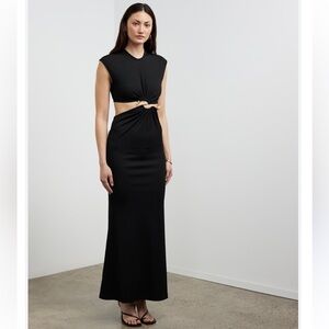 Christopher Esber distorted quartz split tank dress